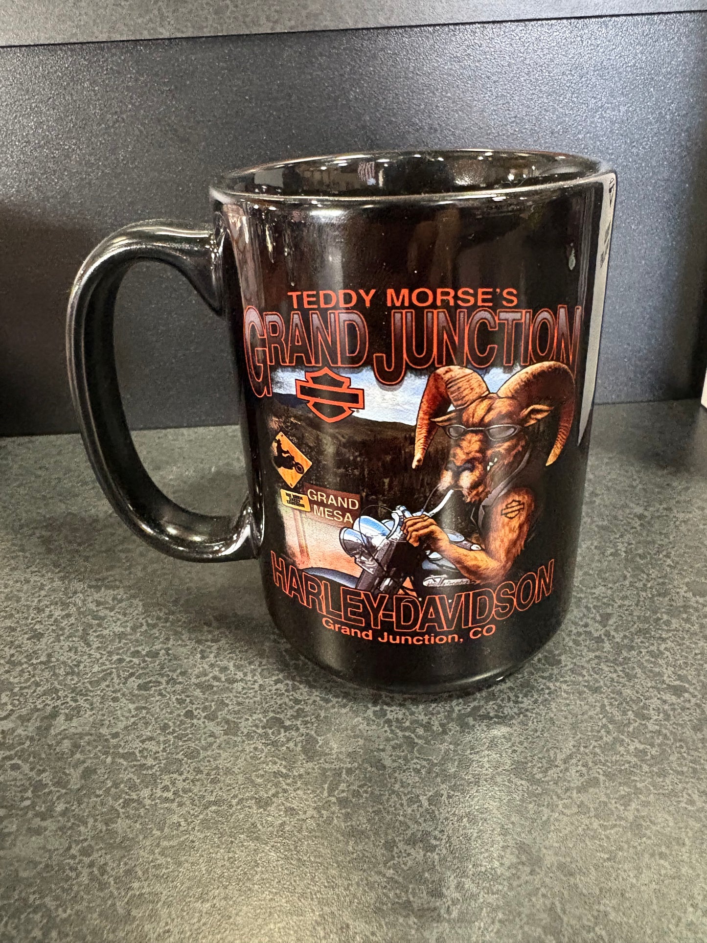 Black Coffee Mug TMHD Logo