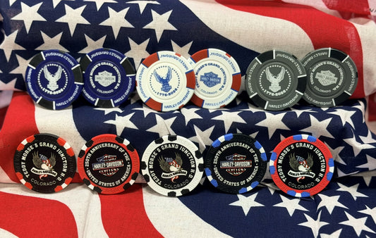 USA 250th Anniversary Poker Chip