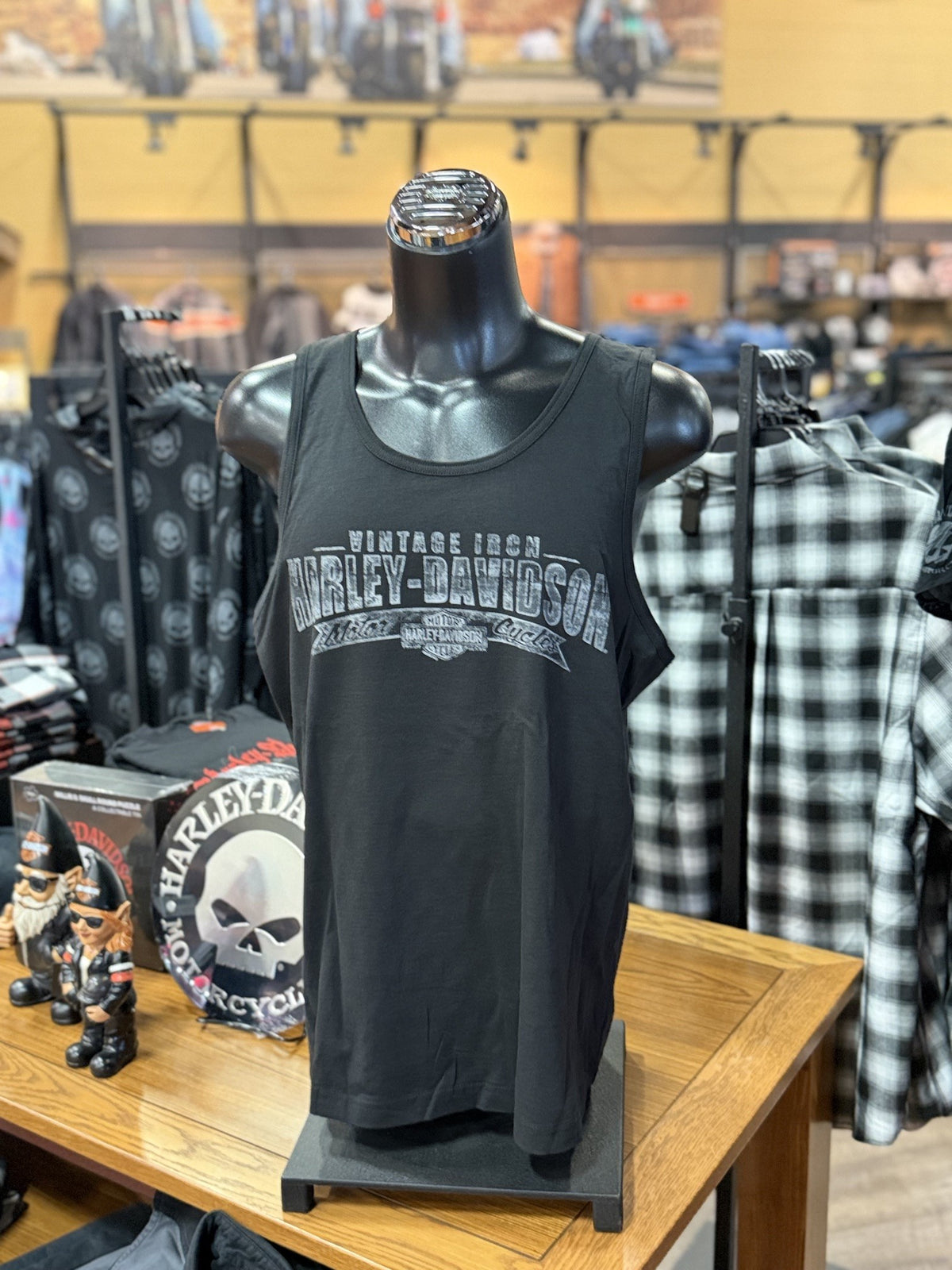 Men's Distressed Iron Tank