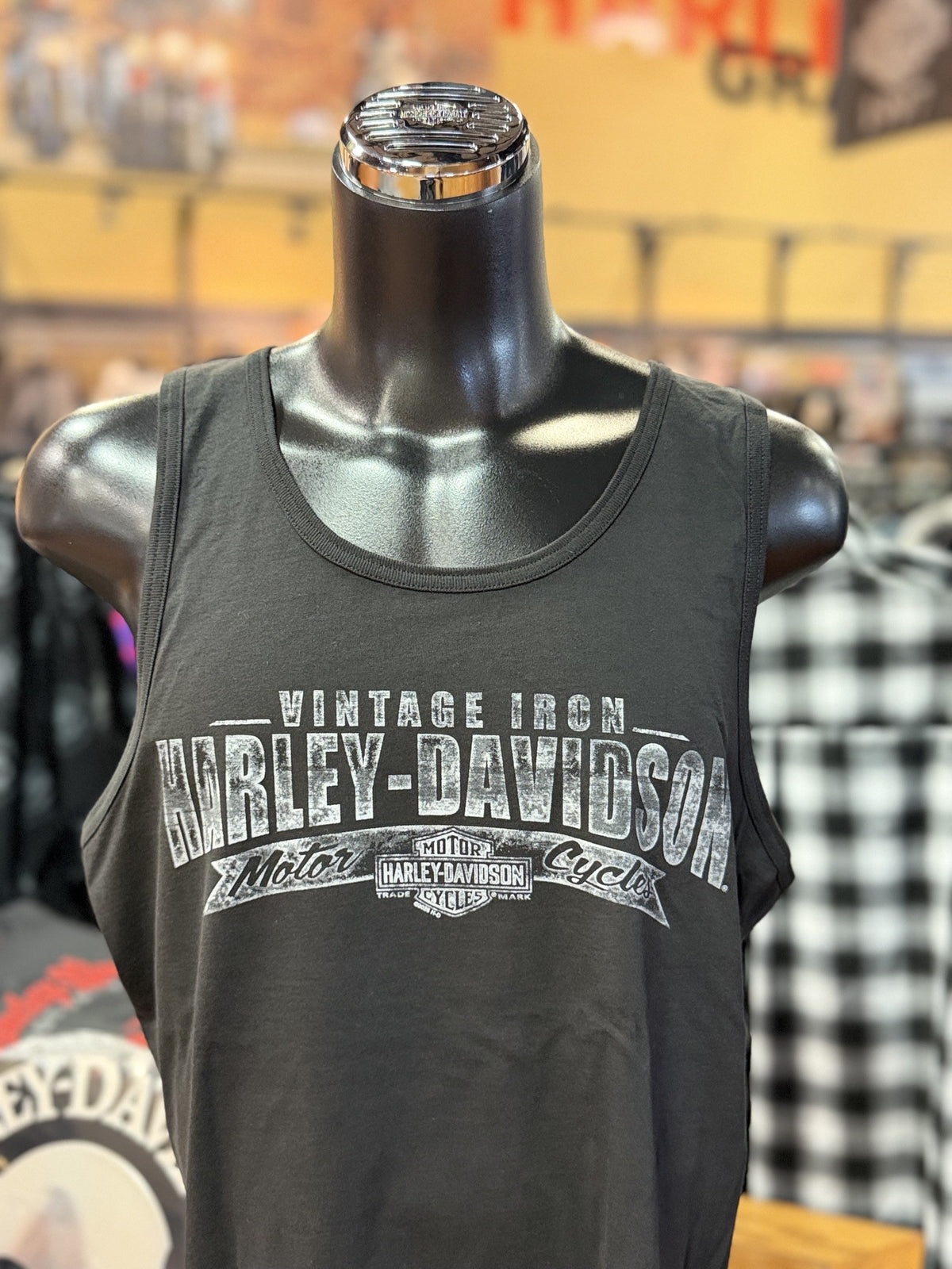 Men's Distressed Iron Tank